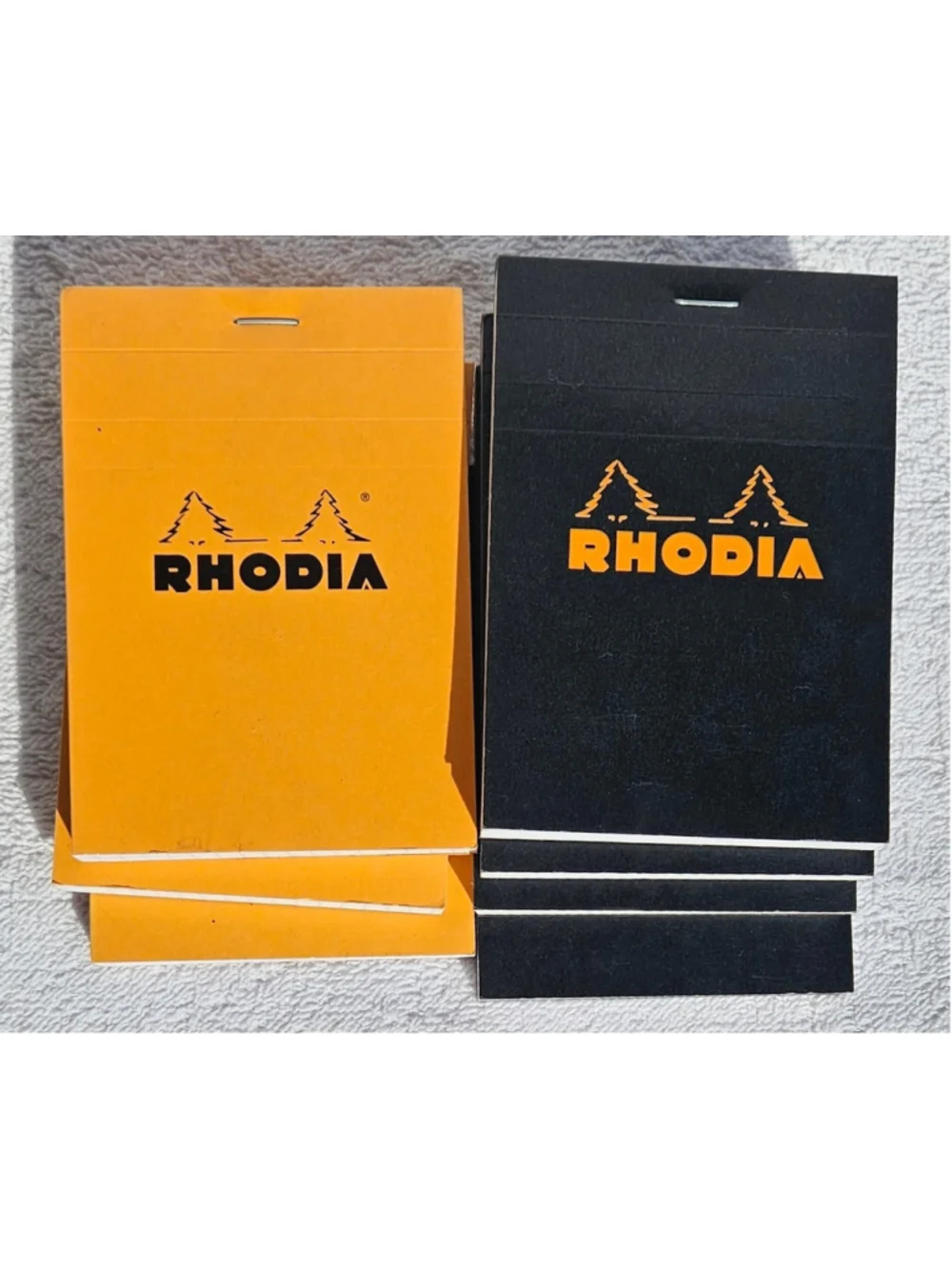 7 Rhodia Vellum Pads 122009 No. 12 Square Ruled Repellent PEFC Cert Block 5 x 5